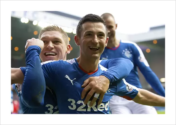 Rangers Unforgettable Semi-Final Victory: Holt and Waghorn's Thrilling Goal Celebration at Ibrox Stadium