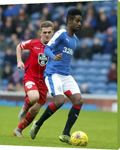 Gedion Zelalem in Action: Rangers vs St Mirren - Petrofac Training Cup Semi-Final at Ibrox Stadium