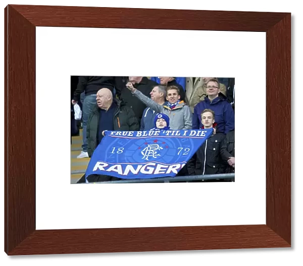Rangers Football Club: A Sea of Unwavering Passion in Blue and White at Falkirk Stadium