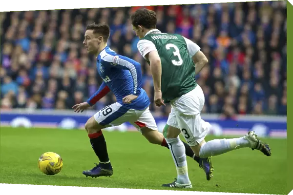 Barrie McKay vs Liam Henderson: Clash of Stars in the Scottish Championship at Ibrox Stadium (Rangers vs Hibernian, Scottish Cup Winners 2003)