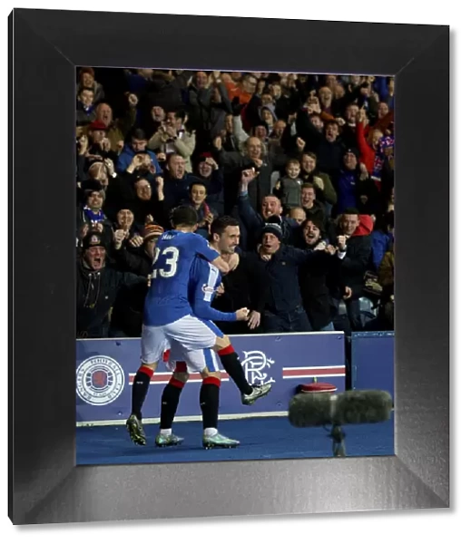 Rangers Nicky Clark Scores Stunning Goal Against Hibernian at Ibrox (Ladbrokes Championship)
