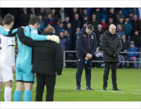 Mark Warburton and Jim Stewart Pay Tribute: Rangers vs. Dumbarton - A Moment of Silence in the Ladbrokes Championship