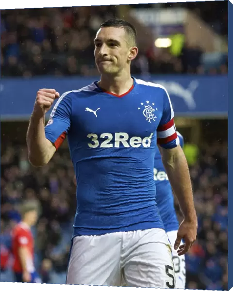 Rangers Lee Wallace Scores the Thrilling Winning Goal in Scottish Cup Triumph over Cowdenbeath at Ibrox Stadium