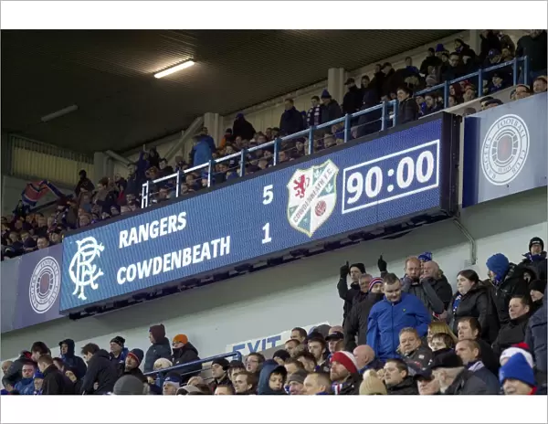 Rangers vs Cowdenbeath: The 2003 Scottish Cup Clash at Ibrox Stadium - A Glance at the Scoreboard