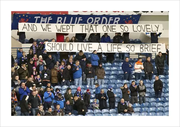 Excited Rangers Fans Pack Ibrox Stadium for Scottish Cup Fourth Round Clash