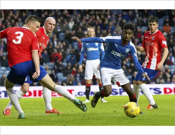 Gedion Zelalem in Action: Rangers vs Cowdenbeath at Ibrox Stadium - Scottish Cup Round 4 (Scottish Cup Winners 2003)