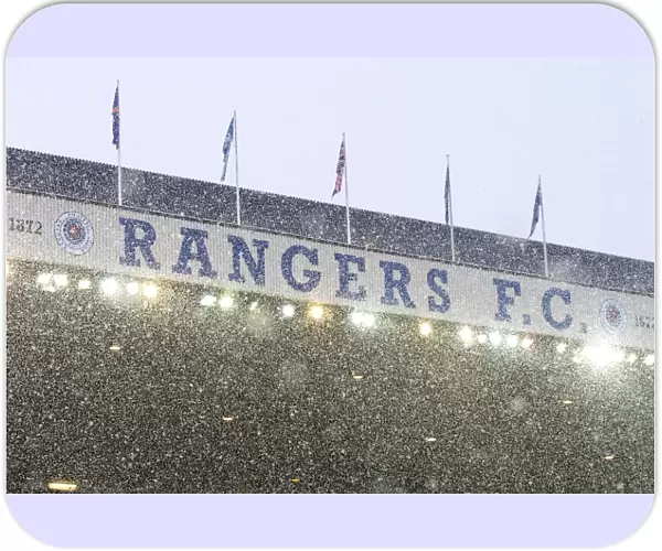 Snowy Ibrox: Rangers vs Livingston in the Ladbrokes Championship