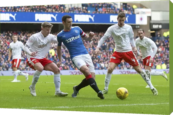 Rangers Lee Wallace Leads the Charge: Scottish Cup Clash against Falkirk at Ibrox (2003)