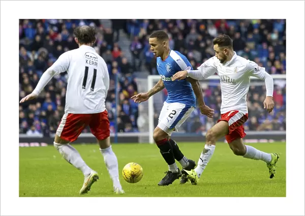 Tavernier's Determination: Rangers vs Falkirk at Ibrox Stadium