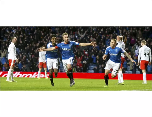 Rangers Billy King Scores Thrilling Debut Goal in Scottish Cup Victory over Falkirk (2003) at Ibrox Stadium