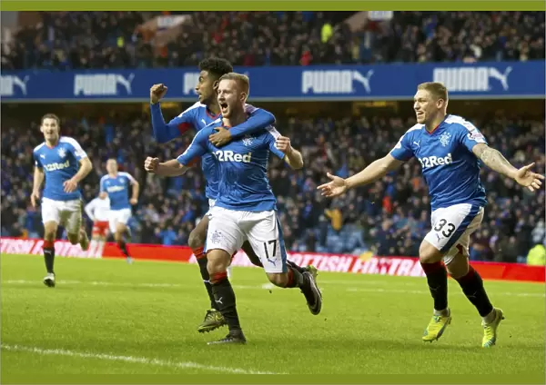 Thrilling Debut: Billy King Scores the Goal that Secured Rangers Scottish Cup Victory at Ibrox Stadium (2003)