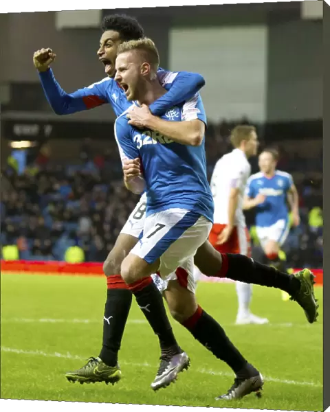 Billy King's Thrilling Debut Goal at Ibrox: Rangers Championship Victory (Scottish Cup Winners 2003)