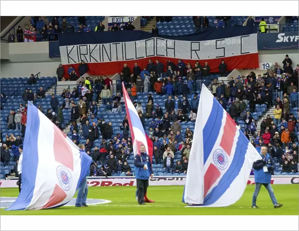 Fifth Round Scottish Cup Clash: Passionate Rangers Fans at Ibrox Stadium