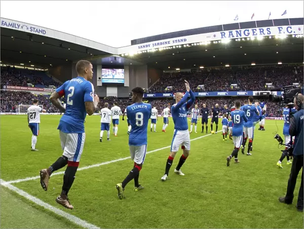 Rangers Players Charge Onto Ibrox Pitch for Epic Scottish Cup Showdown Against 2003 Champions Kilmarnock