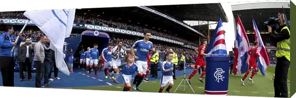 Lee Wallace: Leading the Charge at Ibrox Stadium - Scottish Championship 2003 (Scottish Cup Winners)