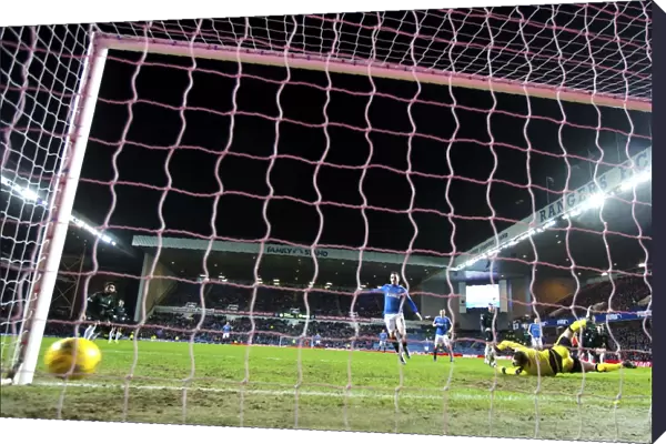 Lee Wallace Scores the Winning Goal for Rangers at Ibrox Stadium (Scottish Cup Champions 2003)