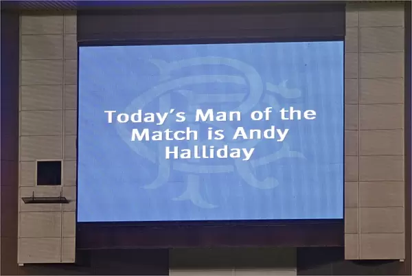 Rangers Andy Halliday Named Man of the Match in Championship Game Against Raith Rovers at Ibrox Stadium