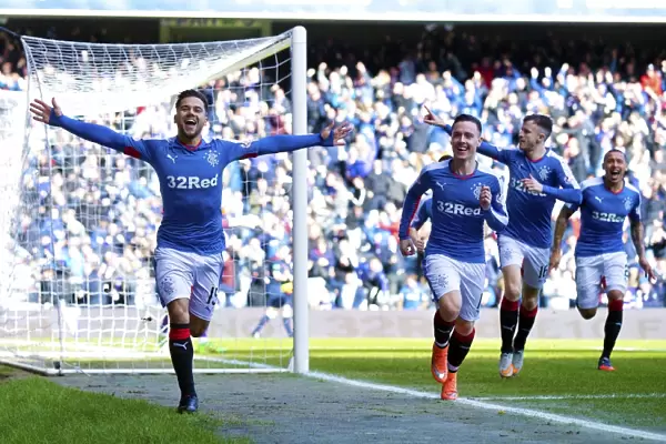 Euphoria at Ibrox: Harry Forrester's Thrilling Goal Celebration in Scottish Cup Quarterfinal