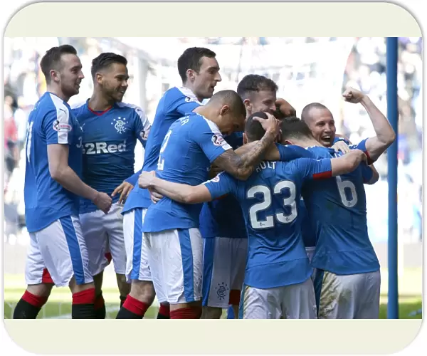 Rangers: Celebrating Jason Holt's Thrilling Scottish Cup Quarterfinal Goal at Ibrox Stadium