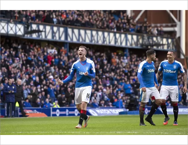 Rangers Andy Halliday Scores Dramatic Scottish Cup Quarterfinal Goal at Ibrox Stadium