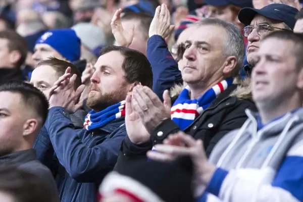 Rangers Fans Unite: A Moment of Triumph in the Scottish Cup Quarterfinal at Ibrox Stadium