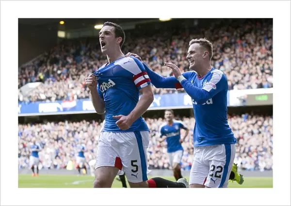 Dramatic Ibrox: Lee Wallace's Quarters-Final Goal Celebration (Scottish Cup Victory 2003)