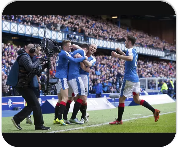 Rangers FC: Lee Wallace's Epic Scottish Cup Quarter-Final Goal Celebration at Dramatic Ibrox