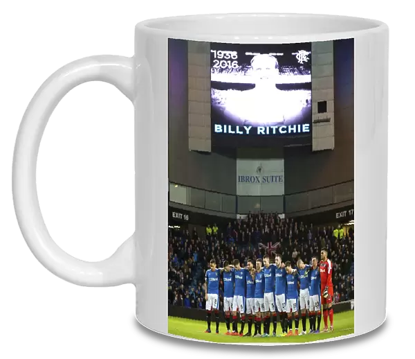 Rangers Football Club: A Moment of Silence for Billy Ritchie at Ibrox Stadium