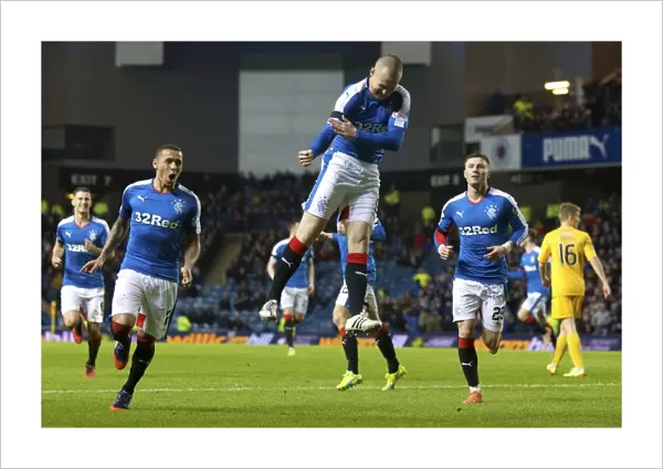 Kenny Miller's Unforgettable Double Strike: Rangers Championship Victory over Greenock Morton at Ibrox Stadium
