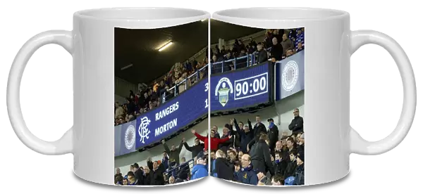 Rangers vs. Greenock Morton: Ibrox Stadium - Ladbrokes Championship Match Scoreboard (Scottish Cup Champions 2003)