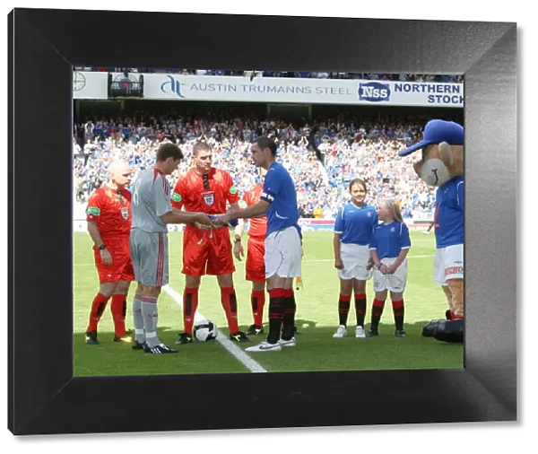 Rangers FC vs Liverpool: 4-0 Defeat at Ibrox Stadium - Mascot's Farewell Wave
