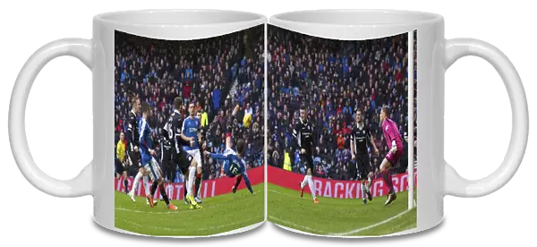 Andy Halliday Scores the Thrilling Winner: Rangers vs. Queen of the South in the Ladbrokes Championship at Ibrox Stadium