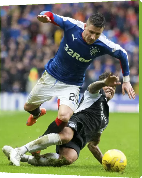 Intense Rivalry: O'Halloran vs. Tapping at Ibrox Stadium - Rangers vs. Queen of the South