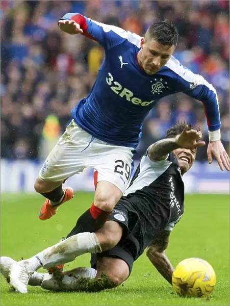 Intense Rivalry: O'Halloran vs. Tapping at Ibrox Stadium - Rangers vs. Queen of the South