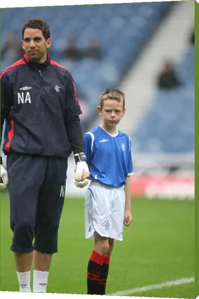 Rangers Football Club: Training Day at Ibrox - Neil Alexander and the Mascot (2008)