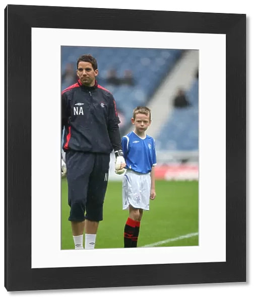 Rangers Football Club: Training Day at Ibrox - Neil Alexander and the Mascot (2008)
