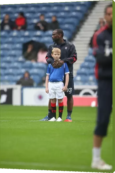 Training Day with Jean-Claude Darcheville and the Rangers Mascot (2008)