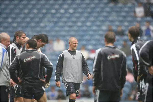 Training with Kenny Miller at Ibrox: Rangers Football Club (2008)