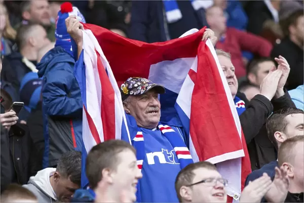 Rangers Fans Triumph at Starks Park: Celebrating Scottish Cup Victory over Raith Rovers (2003)
