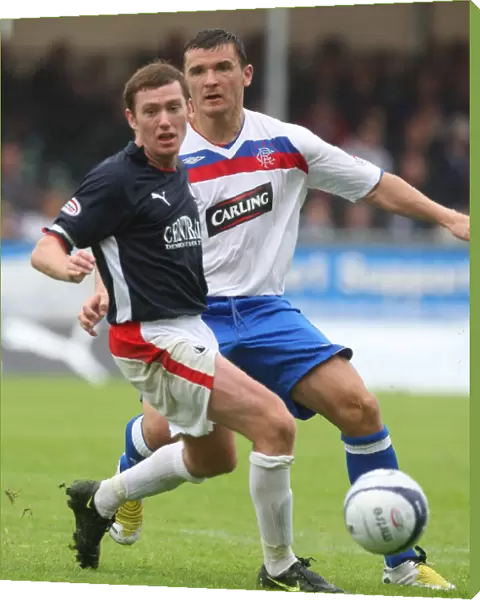 Lee McCulloch Scores the Winning Goal Against Falkirk in the Clydesdale Bank Premier League