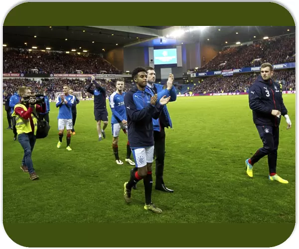 Rangers Football Club: Gedion Zelalem's Euphoric Championship-Winning Goal Celebration at Ibrox Stadium
