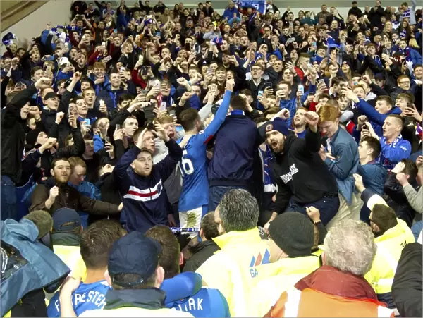 Rangers Football Club: Andy Halliday's Epic Scottish Cup Goal Celebration with Ibrox Fans