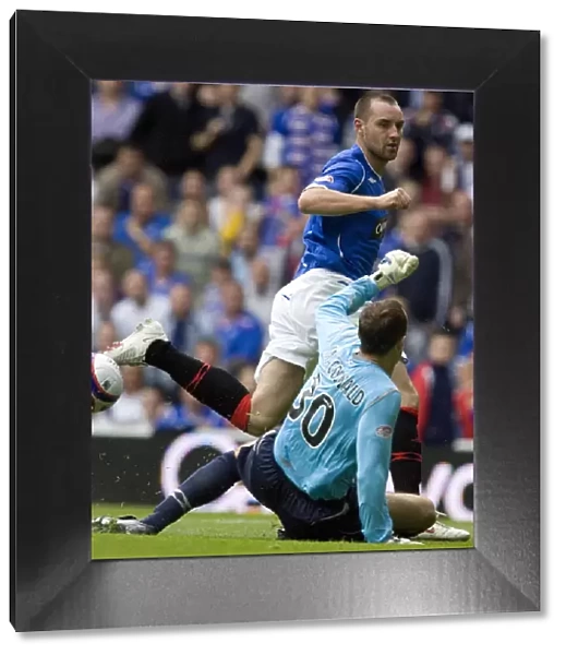 Kris Boyd's Thwarted Goal: Rangers 2-0 Hearts (Clydesdale Bank Scottish Premier League, Ibrox Stadium)