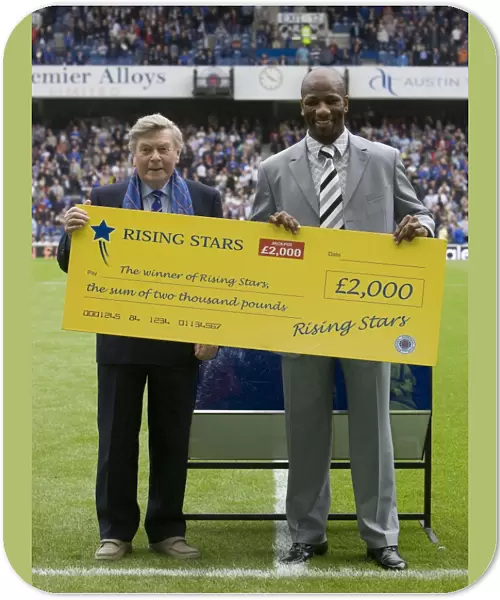 Rangers Rising Star Honored by Marvin Andrews Ahead of Rangers vs. Heart of Midlothian Match