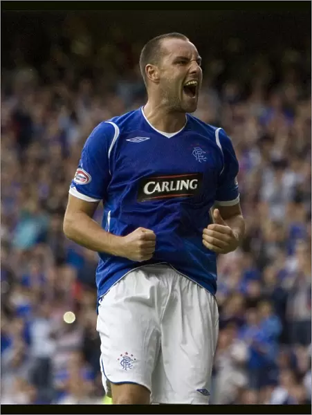 Rangers Kris Boyd Scores the Decisive Goal: Rangers 2-0 Hearts (Clydesdale Bank Scottish Premier League, Ibrox Stadium)
