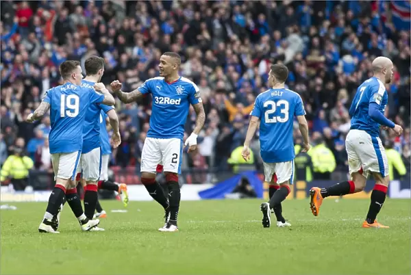 Rangers Barrie McKay: Thrilling Goal and Epic Celebration at the 2003 Scottish Cup Semi-Final, Hampden Park
