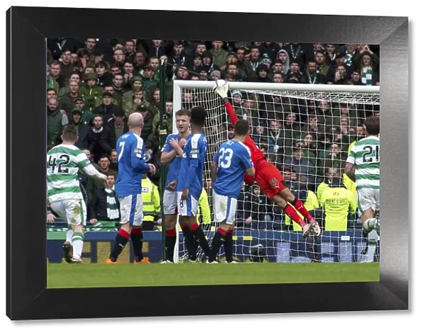 Last-Minute Thriller: Wes Foderingham's Heroic Save in the Scottish Cup Semi-Final: Rangers vs. Celtic at Hampden Park