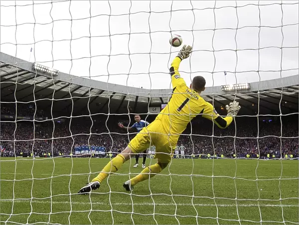 Tavernier's Missed Penalty: Rangers vs Celtic at the Scottish Cup Semi-Final, Hampden Park