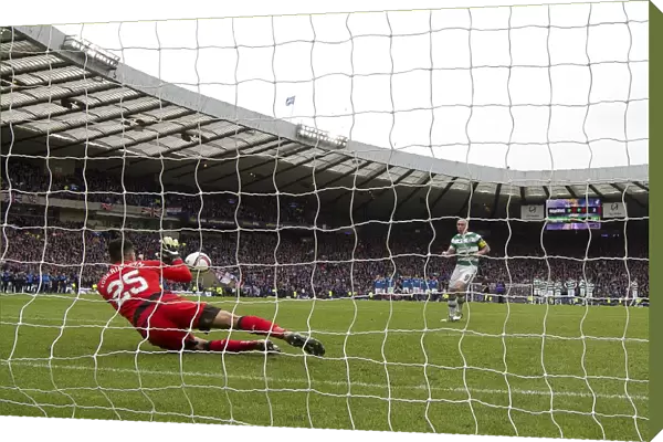 Rangers vs Celtic: Wes Foderingham's Heroic Save at the Scottish Cup Semi-Final, Hampden Park