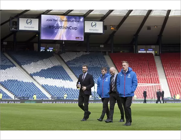 Rangers Players Inspect Hampden Park Ahead of Scottish Cup Semi-Final vs Celtic